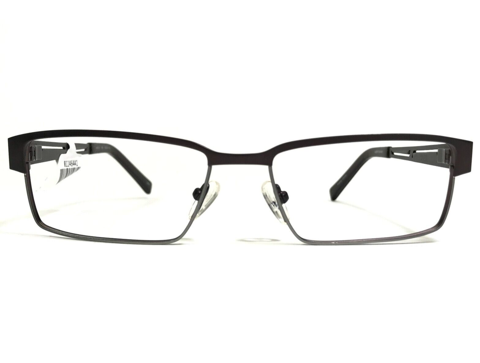 Primary image for Alberto Romani Eyeglasses Frames AR 810 BR Gray Gunmetal Brown 52-16-145