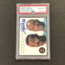 1994-95 Skybox Changing Faces #294 Hersey Hawkins Signed Card AUTO 10 PSA Slabbe - £39.14 GBP