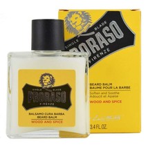 Proraso Beard Balm Wood &amp; Spice Soften And Soothe 3.4oz 100ml - £21.18 GBP