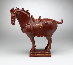 AA Importing Tang Horse Figure,  Red Finish - $102.47