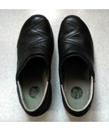Merrell Primo Patch Women&#39;s (USA) Size 8 Comfort Black Leather Clogs  - £14.22 GBP
