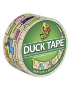 Duck Tape Brand Printed Patterned Duct Tape, Skyline Design, 1.88&quot; X 10 ... - £7.02 GBP
