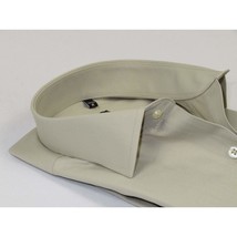 Men's Shirt, Hankie CASILA Turkey Cotton Blend Long Sleeves 501480-06 Solid Sage image 2