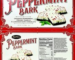 (2 Ct) Bartons Peppermint Bark Crushed Peppermint Vanilla &amp; Dark Chocola... - £19.88 GBP