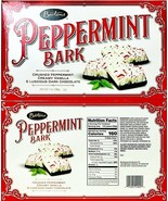 (2 Ct) Bartons Peppermint Bark Crushed Peppermint Vanilla &amp; Dark Chocola... - £19.73 GBP