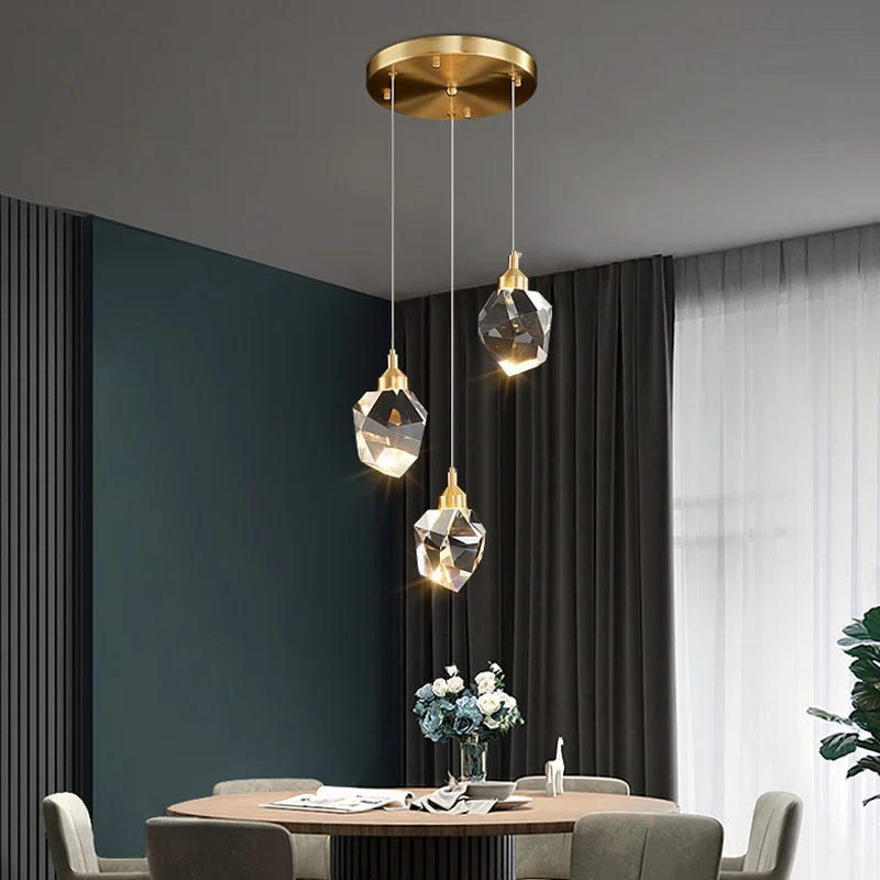 K9 Modern Nordic Led Crystal For Aisle Living Room Bedroom Entrance Creative - £38.07 GBP+