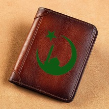  Men Wallets Al-Islam Sign Printing Short Card Holder Purse Billfold Men&#39;s Walle - £62.87 GBP