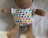 Lovevery Organic Cotton Baby Doll Plush Medium/Tan Skin Polka Dots Monte... - $23.71