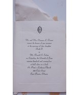 Vintage Wedding Invitation And Wedding Napkin 1974 - $37.22 MXN