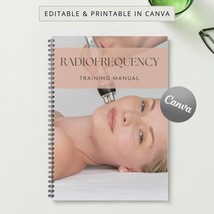 RF Face and Body Printable Manual Template Training Manual Canva Editable Course - £20.48 GBP