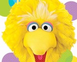 Sesame Street Big Bird Lunch Napkins Elmo Birthday Party Supplies 16 Cou... - $5.25