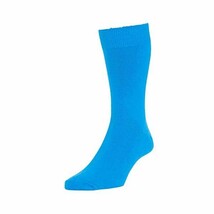 HJ HALL Colours HJ48 Men&#39;s Socks Turquoise Size 6 to 11  - $10.00
