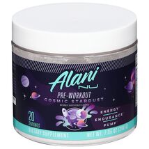 Alani Nu Pre-Workout Cosmic Stardust 20 Servings Caffeine Tyrosine Exp: ... - $15.83