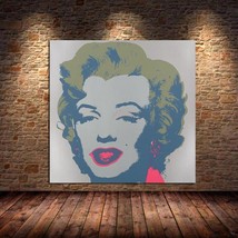 Hand Painted Oil Painting Figure Abstract Art Canvass Andy Warhol Marilyn Monroe - £95.28 GBP+