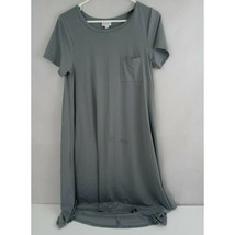 LuLaRoe Jessie Pocket Dress Solid Gray Size XS - $206.22 MXN