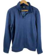 Under Armour Golf Storm 1/4 Zip Pullover Size M Mens Blue Stripe Athelei... - $691.98 MXN
