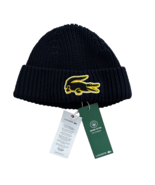 Lacoste Boys Kids Toddler Big Croc Cuff Beanie Navy - $80.84 CAD