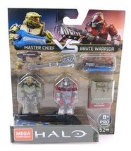 Halo Infinite Mega Construx Halo Master Chief VS Brute Warrior New - $18.90