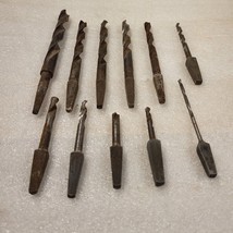 Vintage Wood hand Auger Brace Drill Bits Tools ~ Lot of 11 - £19.62 GBP