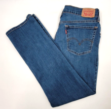 Levi&#39;s 414 Womens 29 x 30 Relaxed Straight Stretch Blue Denim Jeans Pants - $19.00