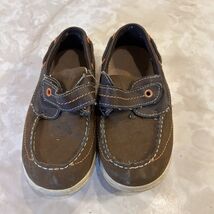 Smartfit Boys Shoes Size 8 Casual Faux Leather Adjustable Strap Boat - $5.52