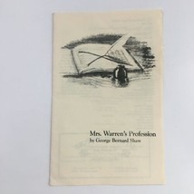 1991 The Washington State Guild Presents Mrs. Warren&#39;s Profession by G. B. Shaw - £14.90 GBP