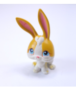Littlest Pet Shop #75 Bunny Rabbit Orange White Blue Dot Eyes - £3.89 GBP