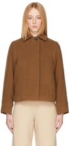 Vince Brown Crop Wool Blend Jacket NWT Size L - £276.92 GBP