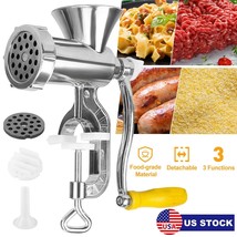 Heavy Duty Hand Manual Meat Grinder Mincer Sausage Maker Clamp-on Kitchen Tools - £35.96 GBP