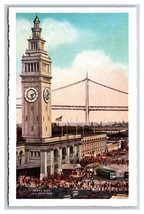 Ferry Building San Francisco California CA UNP WB Postcard T9 - £2.30 GBP
