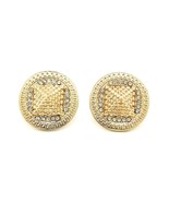 Pyramid New Post Stud Earrings with Rhinestones King Tut Egyptian Pharaoh - $13.04