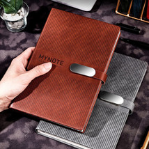 Vintage PU Leather Journals Business Notebook Lined Paper Diary Planner 256 Page - £24.05 GBP