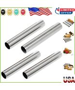 Set of 4 Stainless Steel Cannoli Forms - Create Authentic Homemade Treats - $14.61 CAD