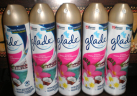 (5) Glade Room Aerosol Spray Exotic Tropical Blossoms Fragrance - $24.52