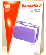 Pendaflex 435013VIO Interior File Folders, 1/3 Cut Top Tab, Legal, Viole... - $10.96 CAD