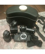 vtg Vivitar 220/SL  35MM Camera with Case and Acccessories - $34.65