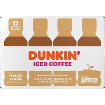 Dunkin Donuts Iced Coffee, French Vanilla, 13.7 Fluid Ounce (Pack of 12) - €38,05 EUR