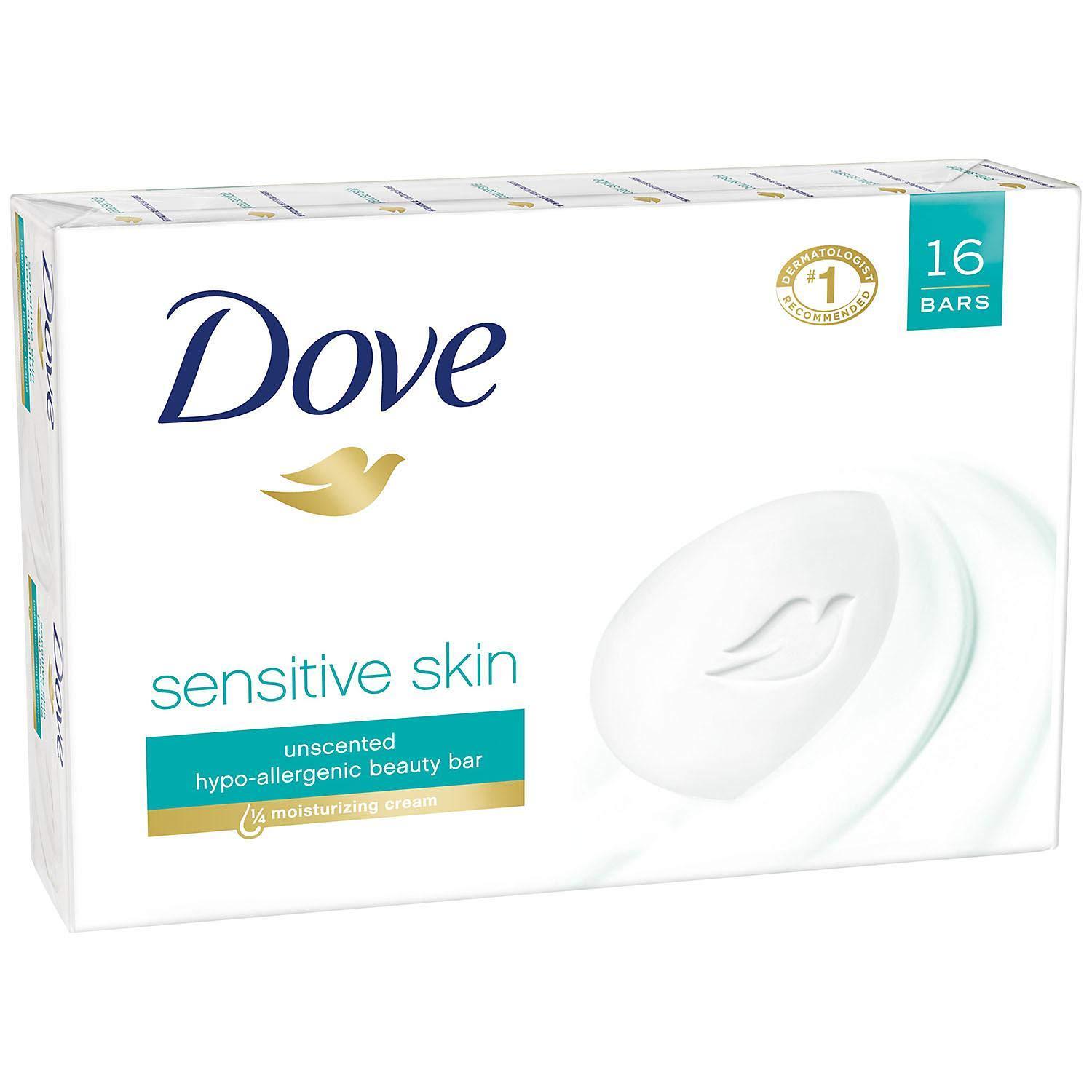 Dove Sensitive bar Soap (16 /4 Oz Net Wt 64 Oz),, () - $46.40