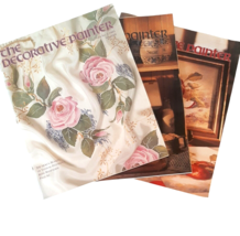 3 Decorative Painter Magazines 1995 Subscription Issues National Tole Society    - £25.29 GBP