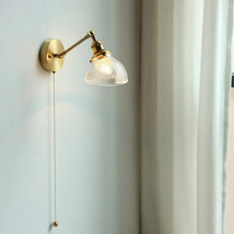 Nordic-Inspired Glass and Copper LED Wall Sconce - $1,811.68 MXN - $2,140.08 MXN