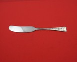 Lap Over Edge Acid Etched by Tiffany &amp; Co Sterling Butter Spreader FH 6&quot;... - $385.11