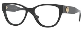 Versace 3281-B Eyeglasses Women&#39;s Black Authentic New - $199.95