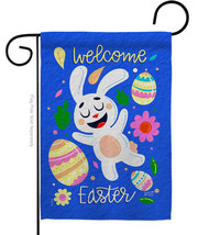 Fuuny Easter Bunny Garden Flag 13 X18.5 Double-Sided House Banner - £15.96 GBP