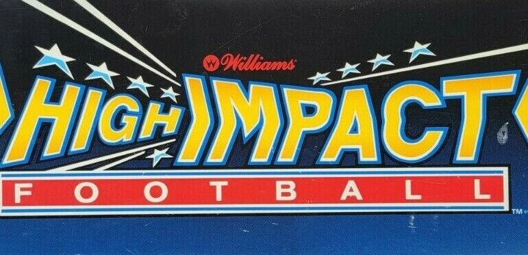 Primary image for Vintage Original 1990 High Impact Football by Williams Arcade Marquee