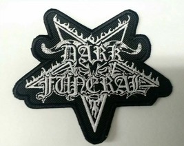 DARK FUNERAL Patch Iron/Sew-on Embroidered Black Metal Marduk Gorgoroth Watain - £5.10 GBP