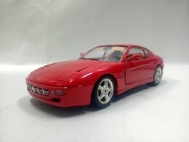 Diecast Car 1/18 scale Bburago &quot;1992 Ferrari 456 GT&quot; Red  - £15.73 GBP