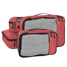 Packing Cubes Travel Pouch/Bag Suitcase Organiser Set of 4 (2 Medium and... - £31.99 GBP