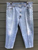 Vintage Levi&#39;s 550 42x30 Relaxed Fit Blue Denim Y2K Jeans Fit 100% Cotto... - $23.03