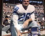 YALE LARY  DETROIT LIONS   ACTION SIGNED 8x10 With Frame - £13.93 GBP