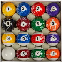 Deluxe 2-1/4&quot; Billiard Pool Balls Marble-Swirl Style Billiards Ball C - $122.65